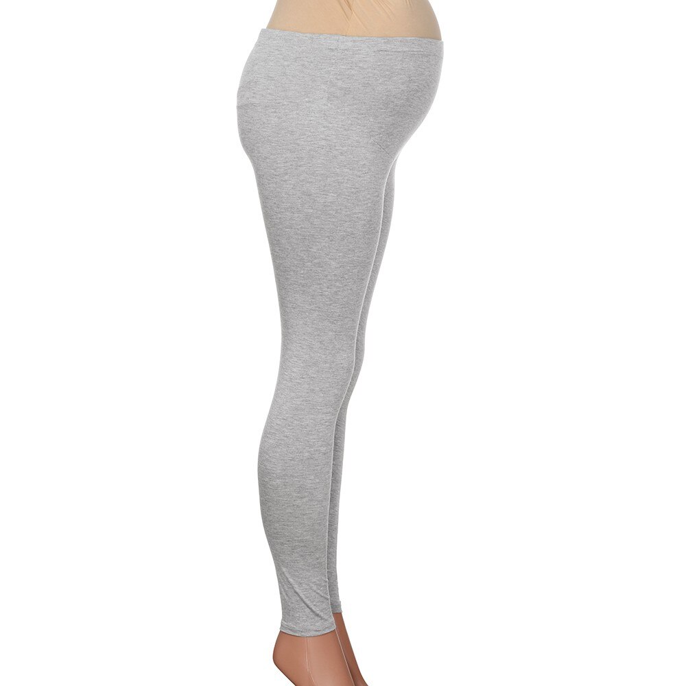 Pregnant Women's High Waist Belly Pants Solid Color And Thin Maternity Pregnancy Trousers Pregnant Women Pregnancy Skinny Pants