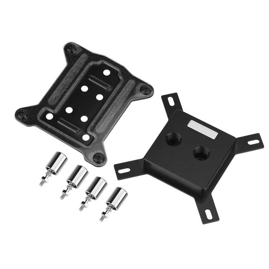 CPU Water Cooling Heatsink Block Waterblock Liquid Cooler Copper Base For Intel