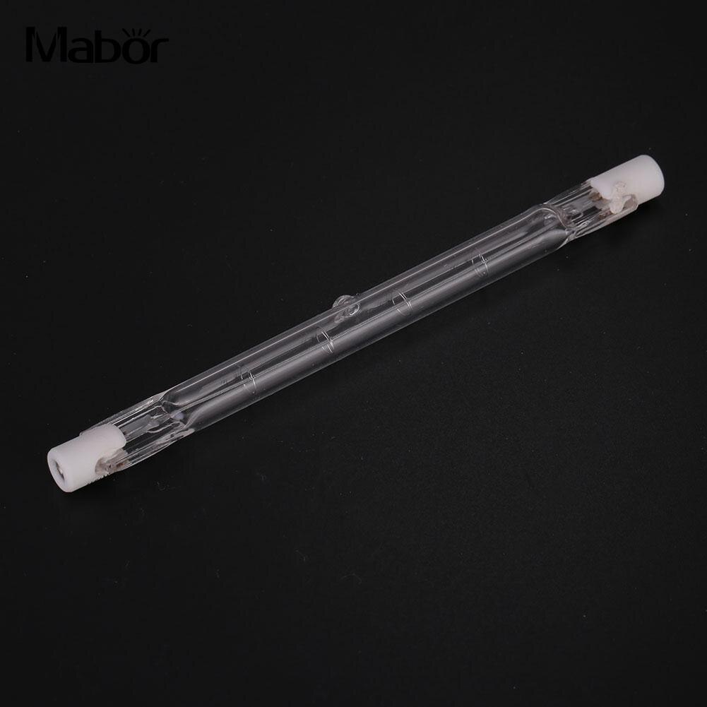 Bright Halogen Bulb Iodine Tungsten Lamp Tube 118MM 300W Household Decor Double Ended Linear Warm White