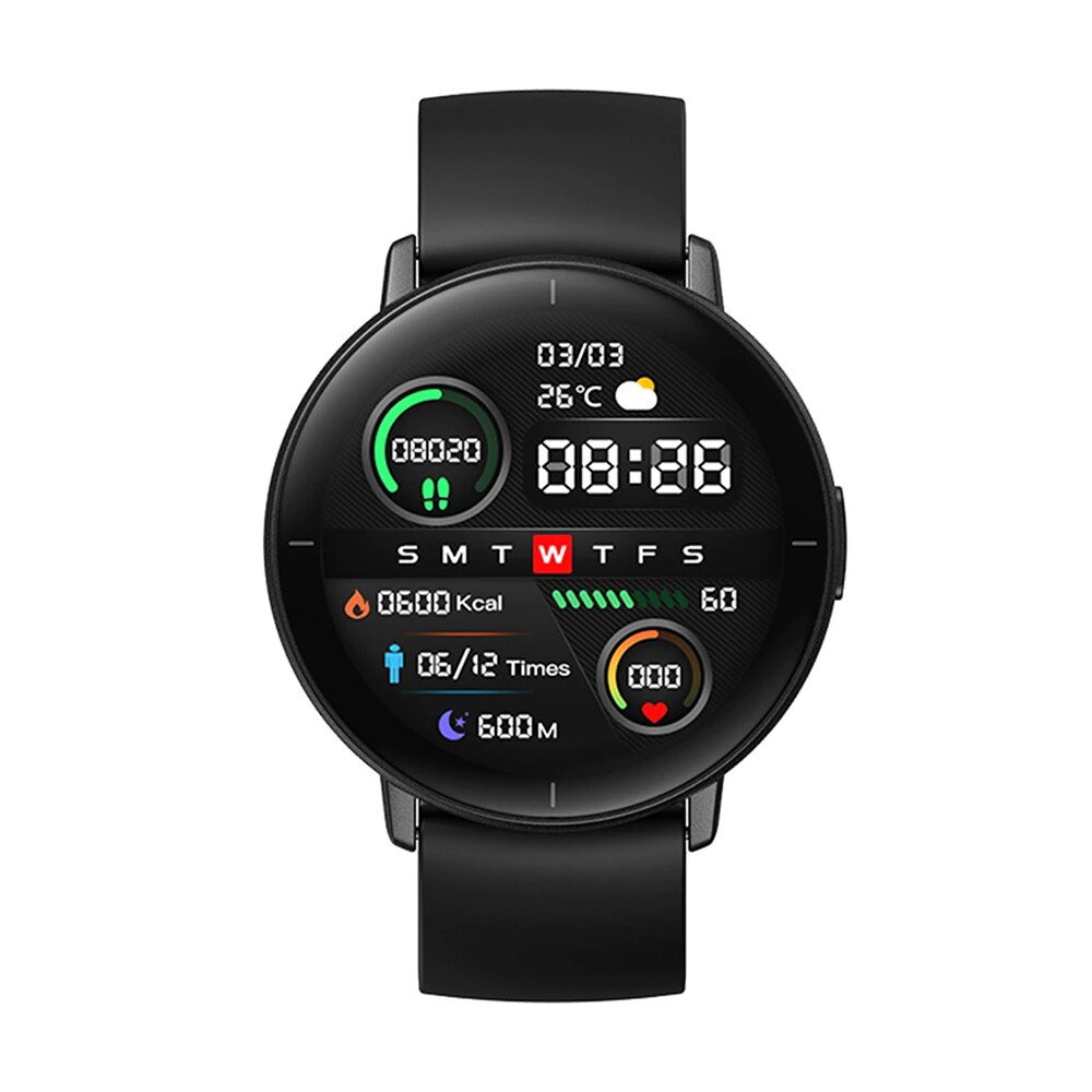 Zeblaze vibe 3 gps smartwatch pulsmåler multi sportstilstande liv vandtæt bluetooth smart ur til android ios telefon