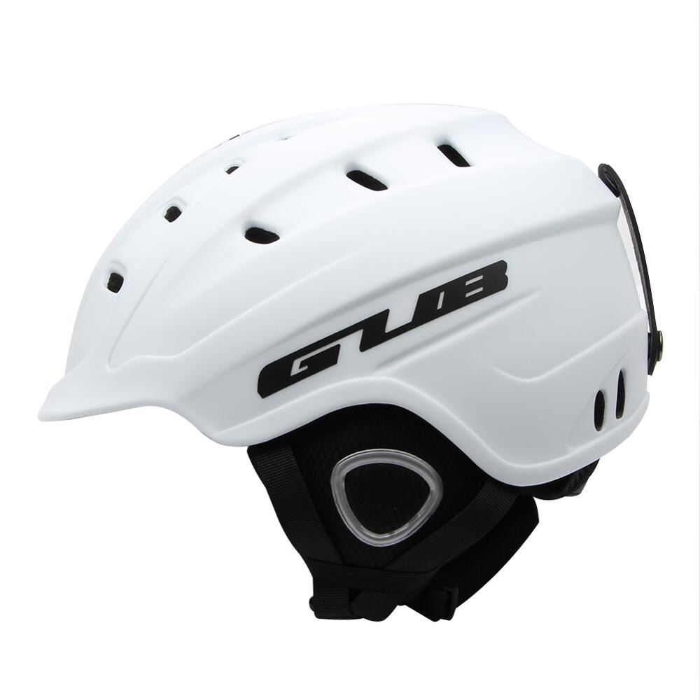 Casques de Skateboard pour hommes et femmes, pour Sports de neige, ski, intégral moulé, coupe-vent, cyclisme, pour Snowboard, motoneige, GUB 616: White