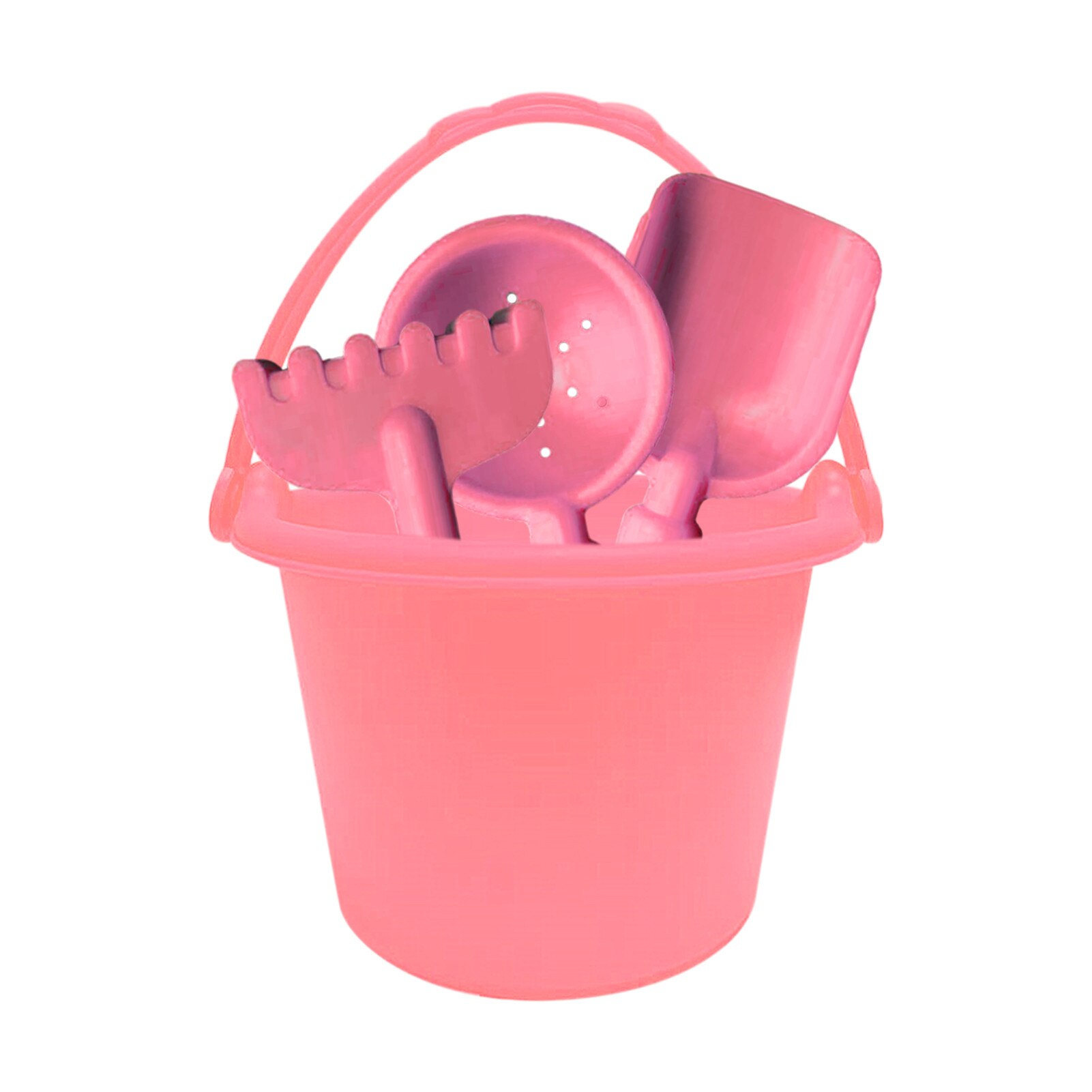 Strand Zand Emmer Schop Strand Speelgoed Kids Outdoor Graven Zand Schop Play Zand Tool Set Spelen Schoppen Speelhuis Speelgoed zomer: Pink