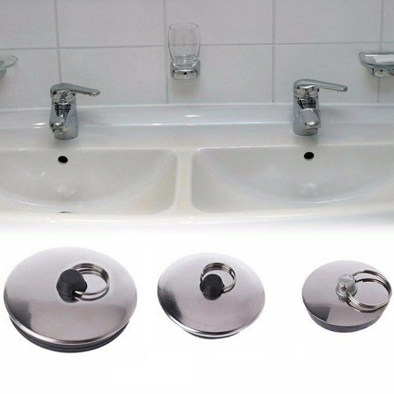 1 Pcs Kitchen Drain Plug Wash Basin Bathtub Sink Rubber Bathroom Water Plug Water Blocking Plug I8B8 Plug Rubber Drain Sink P7L1