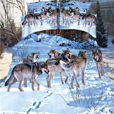 cheap 3d bear bedding set double bed queen twin size bed linen set: smncy17117 / Queen