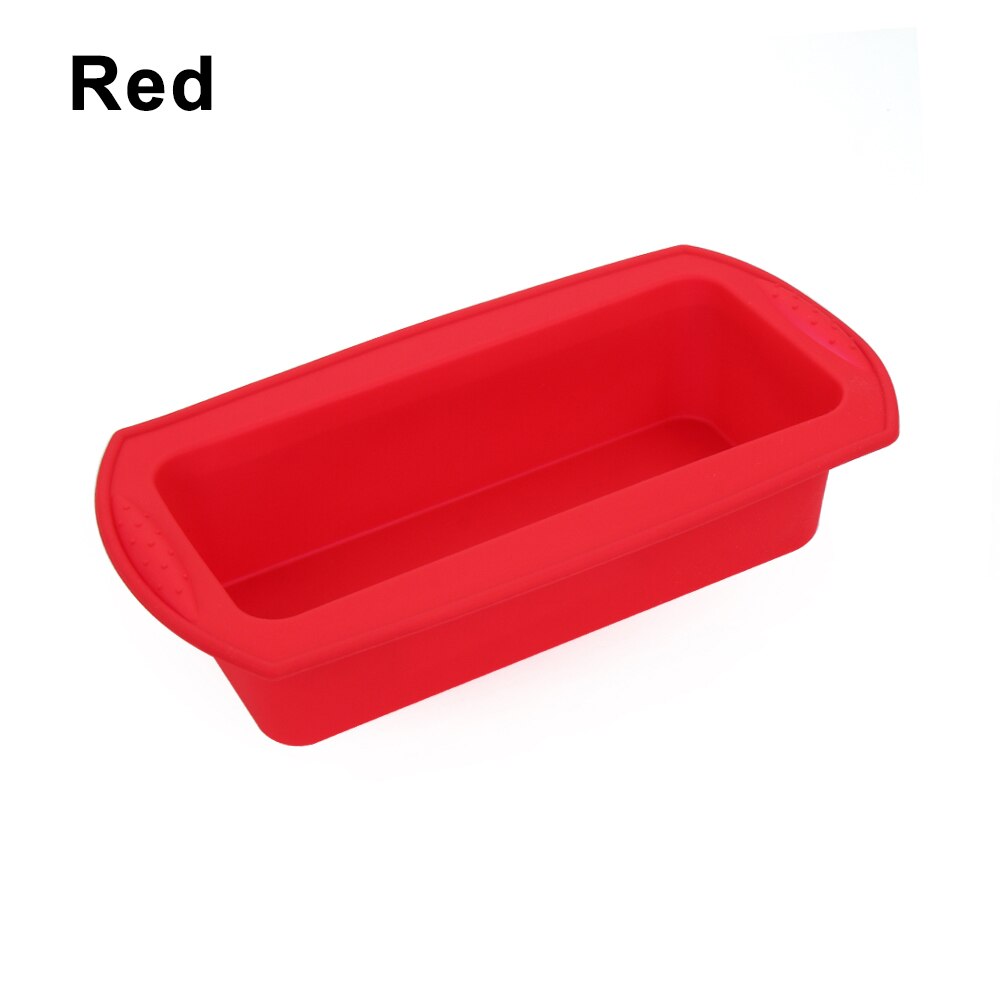 1/2PCS Oval Shape Cheesecake Baking Bread Pan Non-stick Aluminum Alloy DIY Toast Cake Mold Tray Kitchen Gadgets: red
