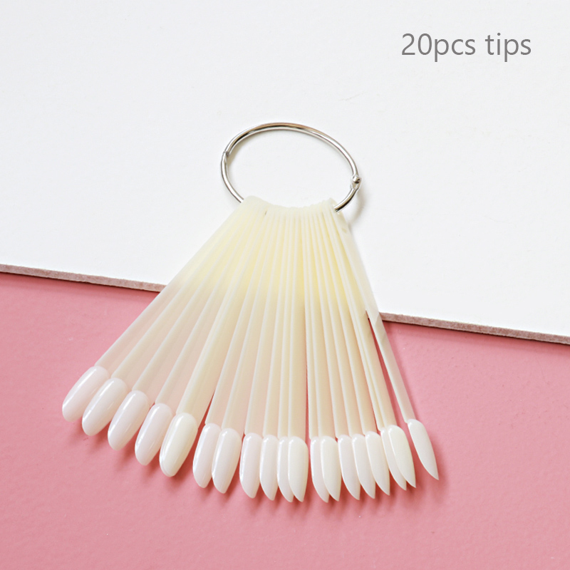 80/50/20 stücke Nagel Display Sticks Nagel Swatch Falsche Nagel Tipps Nagel Gel Polnisch Praxis Klar Display Board für Nail art Werkzeuge: Türkis Blau