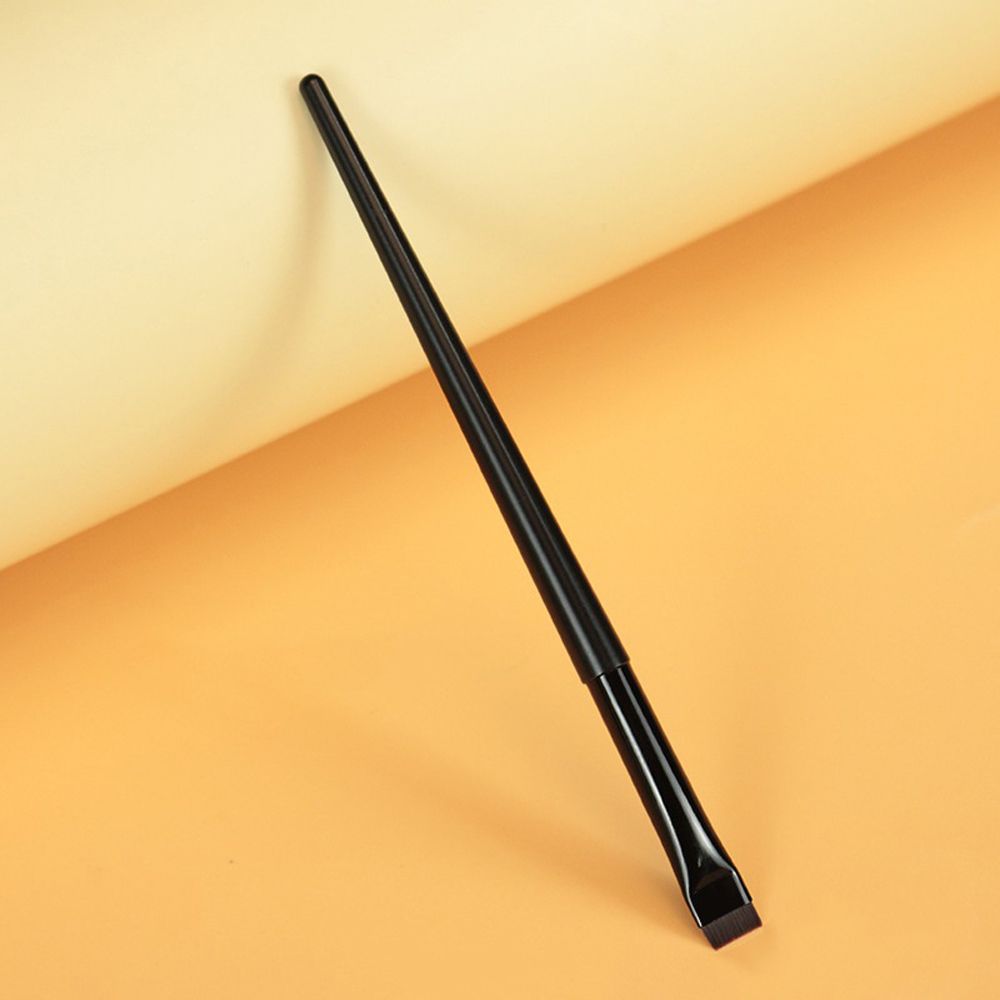 Kosmetik Pinsel machen-hoch Werkzeug Anfänger abgewinkelt feine Eyeliner Pinsel flache Augenbrauen Pinsel Liner Augenbrauen Pinsel Klinge machen-hoch Pinsel: Rosa