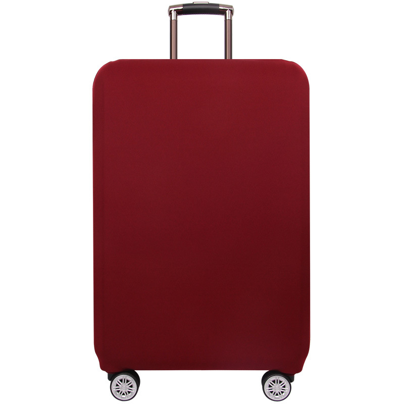 Bagagehoes Stretchstof Kofferbeschermer Bagage Stofhoes Geschikt voor 18-32 inch koffer Reisorganisator: S / Black