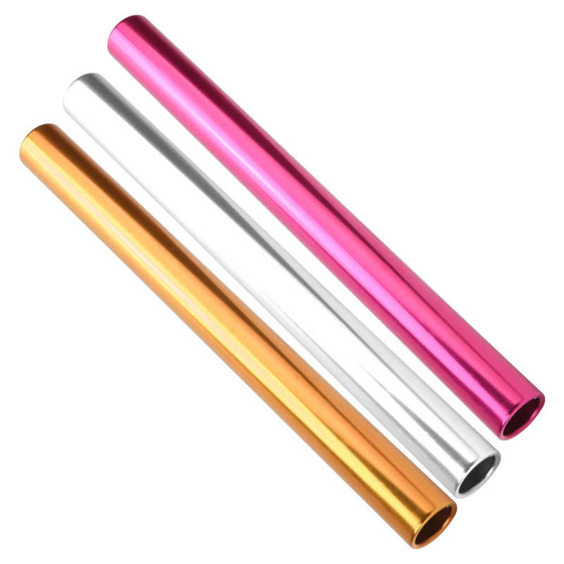 3 pièces D'athlétisme Bâton En Alliage D'aluminium Galvanoplastie Baguettes de Relais D'athlétisme Fournitures