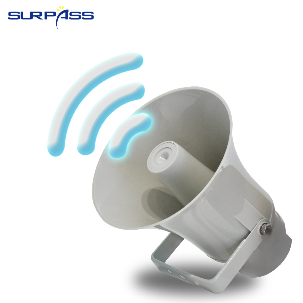 Waterproof IP66 Horn Speaker Outdoor PA Speakers Broadcasting System 30 Watts Loundspeaker ABS Bugle Audio 8Ω for Studio