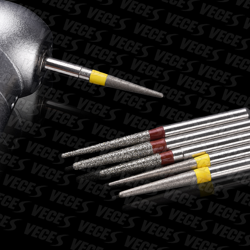 Fresas de diamante Dental finas Extra finas tipo TR, taladros de fresas para odontología estándar, herramientas de dentista FG, fresa de alta velocidad de 1,6mm, 10 Uds.