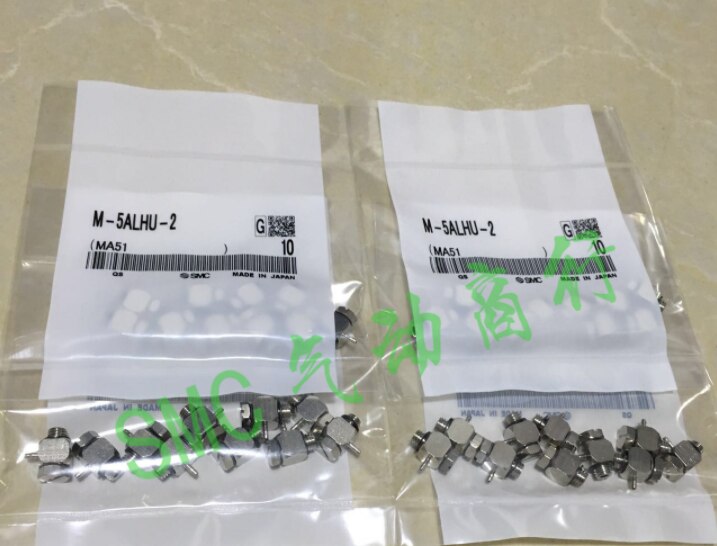 For 1Bag/10pcs SMC M-5ALHU-2 M5ALHU2 Fittings