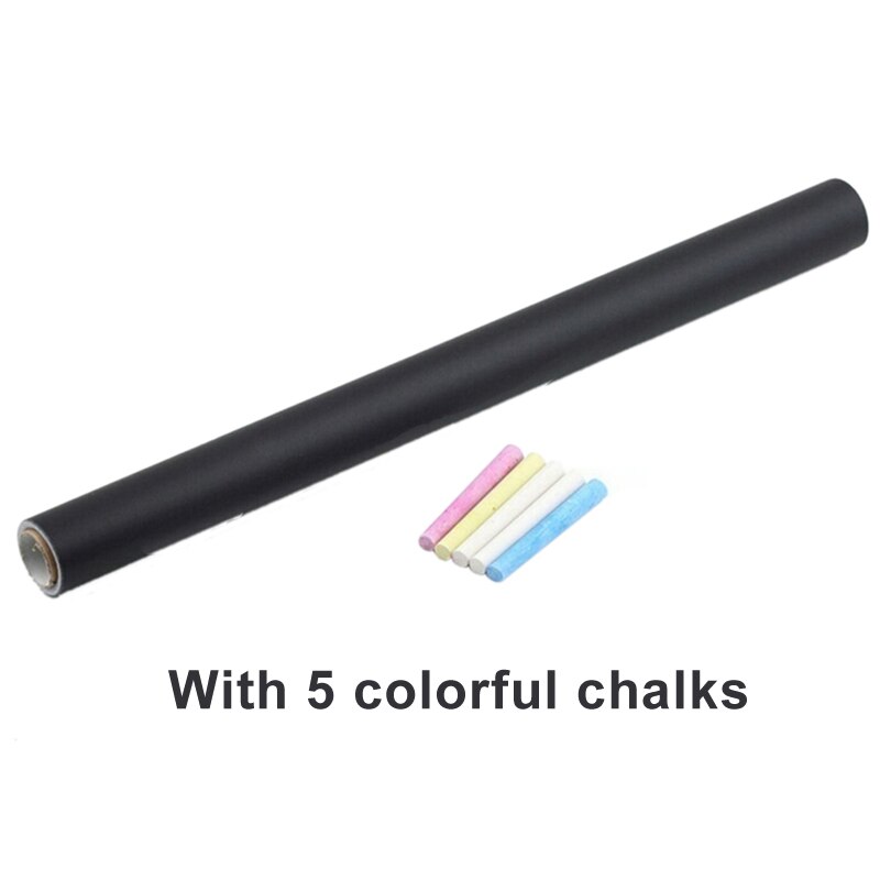 Pegatinas de pared para habitaciones de niños, pegatinas de pizarra para niños, juguete de dibujo, pizarra de vinilo de 60x200CM