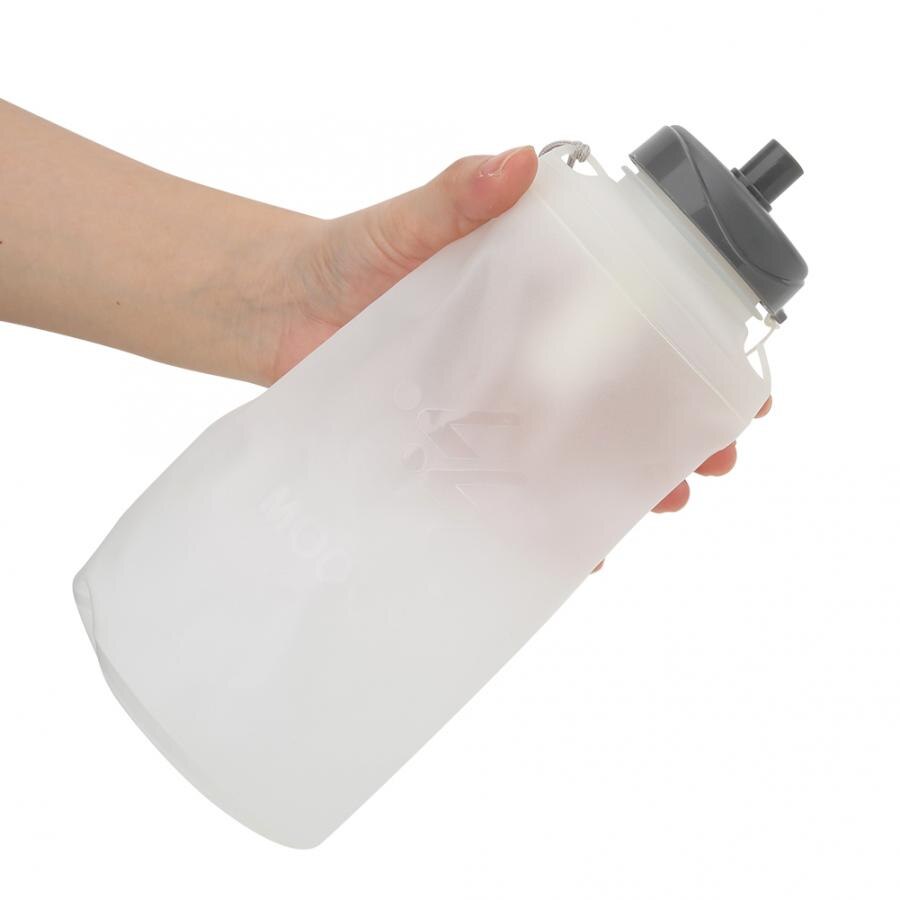 750Ml Siliconen Sport Fles Draagbare Vouwen Zachte Waterkoker Running Drinken Fles Outdoor Fietsen Drinken Fles Water Cup