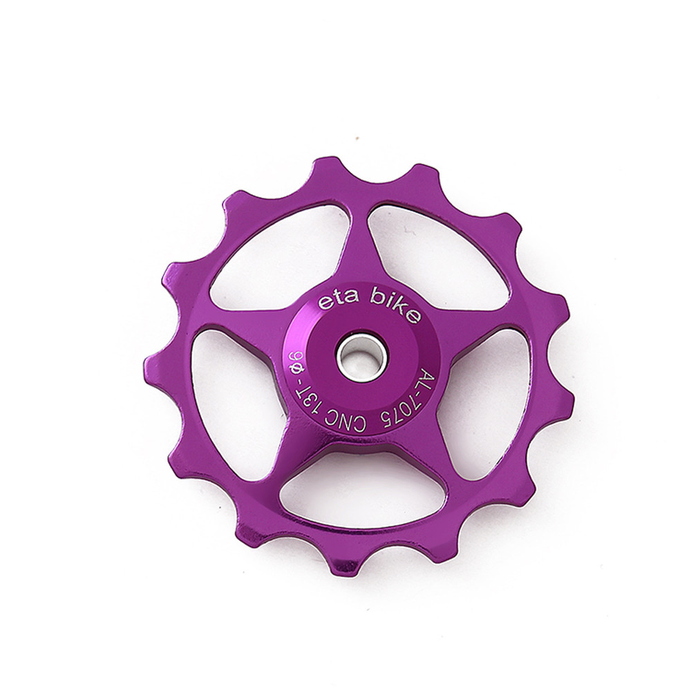 13T Ultralight MTB Aluminum Alloy Bike Bearing Jockey Wheel Rear Derailleur Pulleys Outdoor Bicycle Parts