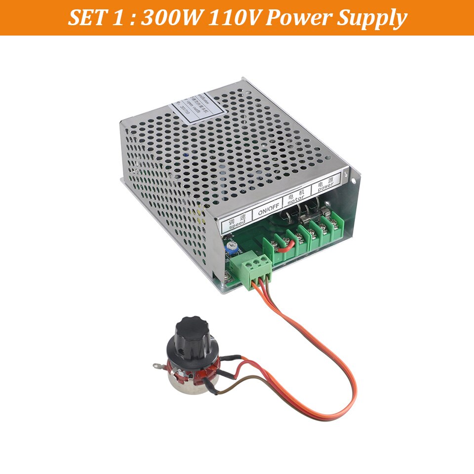 Daedalus 300W Spindle Motor Power Supply 22V 110V Mach3 Power Adjust Governor With Speed Controll for 300W Spindle CNC Tool: 300W 110V