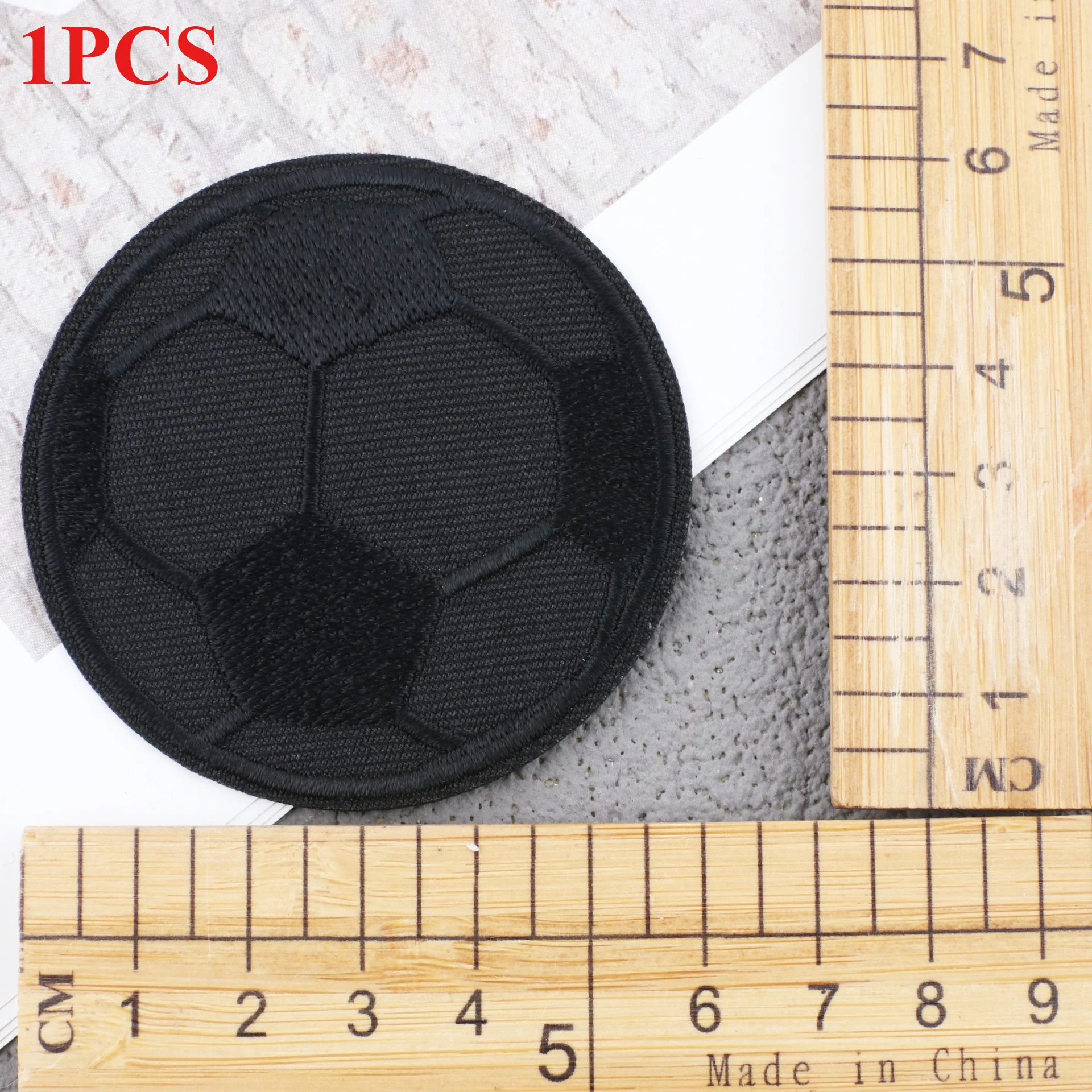 Parche adhesivo de sarga negra, bordado por ordenador, capítulo, niño, planchado de diamantes, pentagrama, bordado, pegatina de tela: Transparente