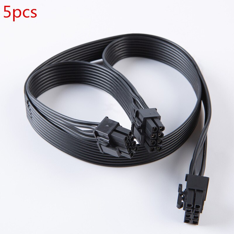 PCIe 6Pin 1 to 3 IDE GPU PCI-e 8Pin to 2 Port 6+2pin Power supply Cable for CORSAIR RM850 CX850M CX750M CX600M CX500M CX430M: 5pcs 8P to Dual 8p
