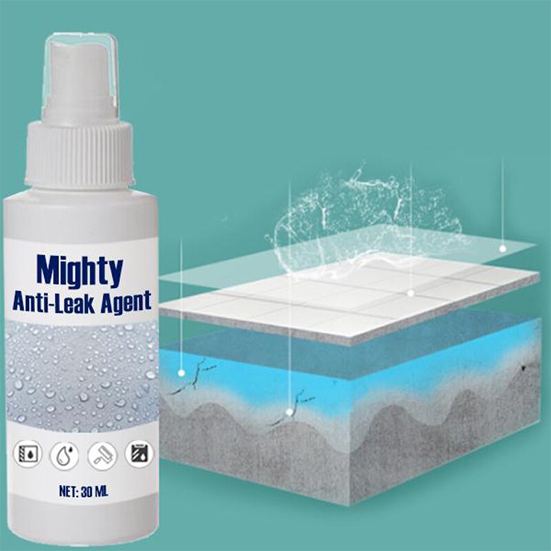 Mighty Anti-Lekkende Kit Spuitvloeistof Lek-Trapping Reparatie Spuiten Waterdichte Lijm Super Sterke Bonding Spray