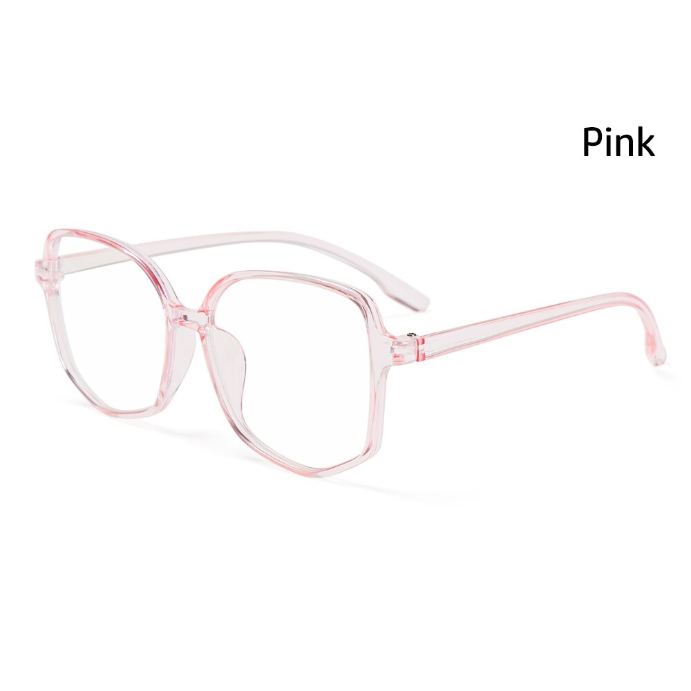 Vintage Blue Film Glasses Anti Blue Rays Glasses Spectacle Frames Radiation Protection Glasses Classic Ultralight Optical Glass: pink2