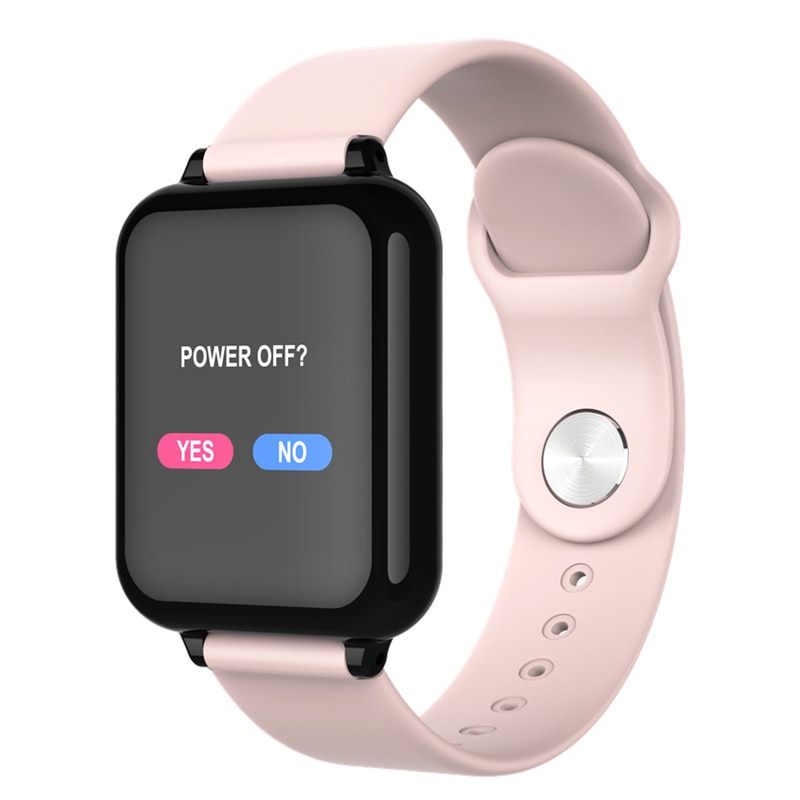 B57 tela colorida inteligente display freqüência cardíaca pressão arterial esportes pulseira ip67 à prova dip67 água informação push watch