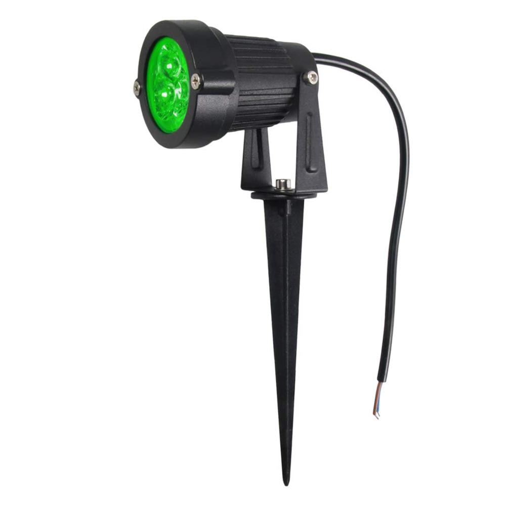 220V 110V Outdoor LED Garden Lawn Light Landscape Lamp Spike Waterproof 12V Path Bulb Warm White Green Spot Lights