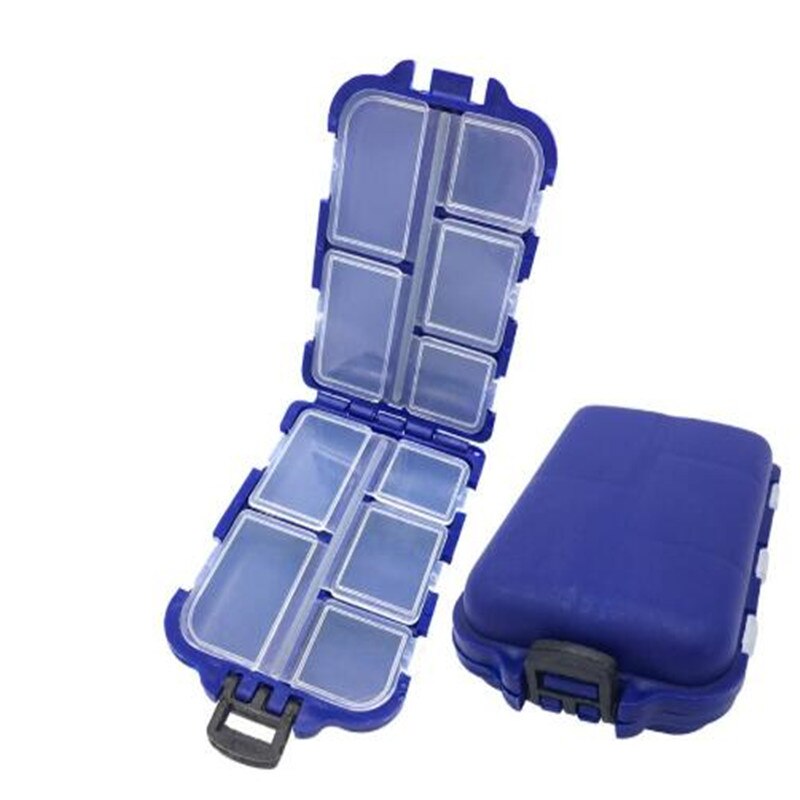 10 individuelle fächer Karpfen Angeln Kasten Lockt Köder fallen transparent Garnelen Kasten Angeln angehen Fisch Köder Werkzeuge Zubehör