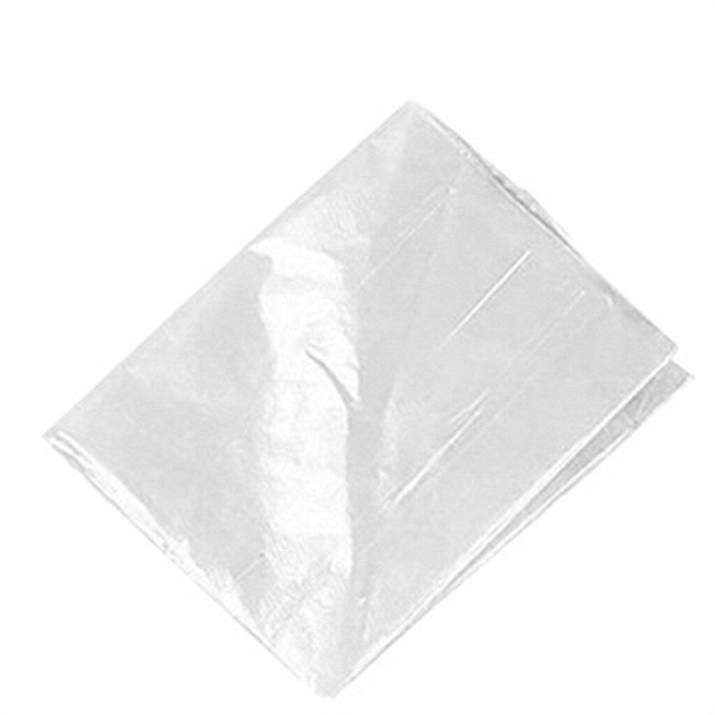 100pcs Disposable Apron Hair Cutting Cape Waterproof PE Salon Disposable Hair Coloring Capes Hair Cutting Cape Haircut Accessory