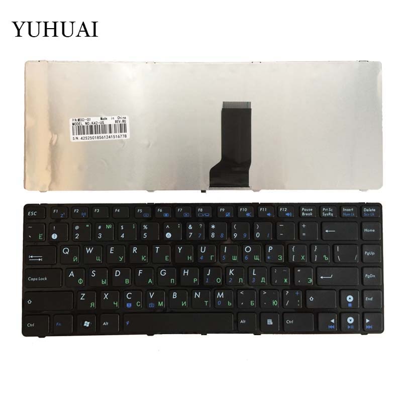 Russische Tastatur für ASUS N82 N82J N82JQ N82JG N82JV K42 A42F X44H X43 A42 A42D A42J K42D K42J A42J K42F u32 U35 U41 RU Schwarz