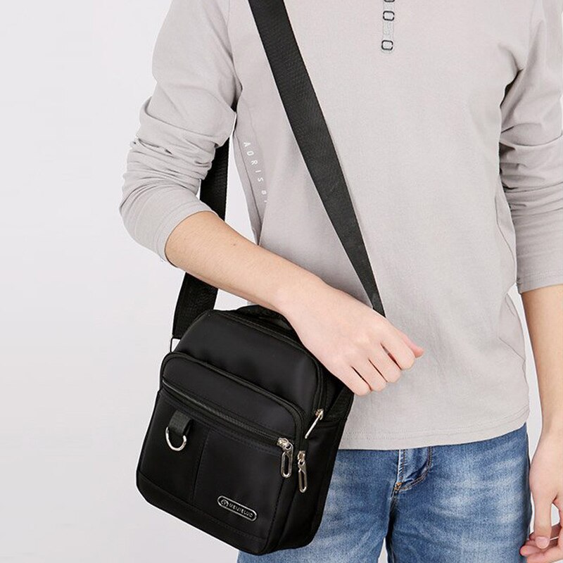 Men Multifunctional Handbag Shoulder Messenger Bag Satchel Business Nylon Crossbody Briefcases Bags Male Laptop Tote XA300ZC