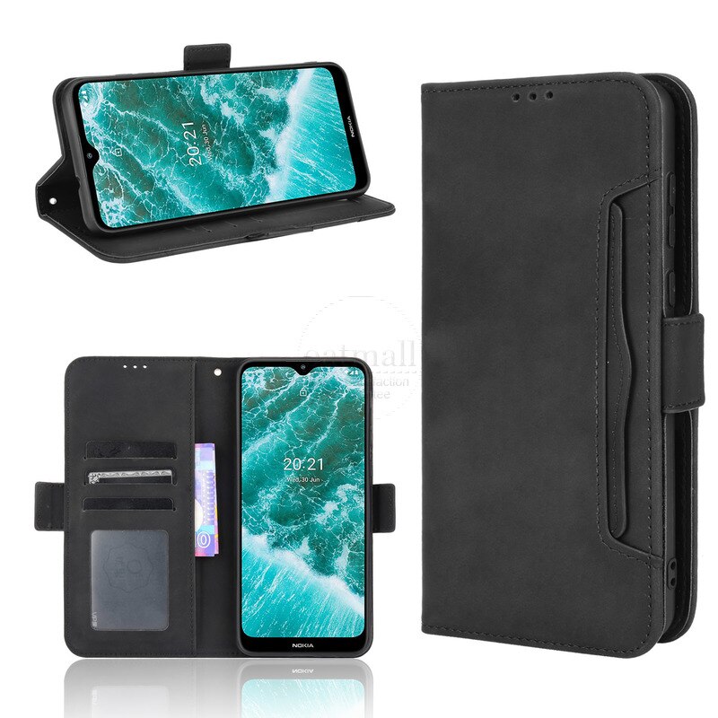 Voor Nokia C30 Wallet Case Magnetische Boek Flip Cover Voor Nokia C30 Card Foto Houder Luxe Lederen Mobiele Telefoon Fundas