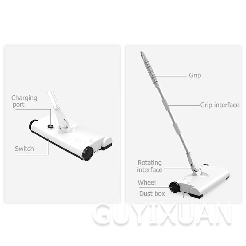 Household Portable Carpet Vacuum Cleaner 3 in 1 wireless Electric hand Large Suction Dust Removal Sweeping Sweeper Rechargeable