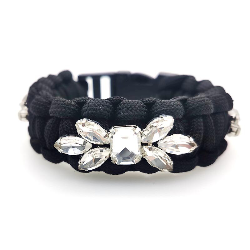 Totabc Vrouwen Gevlochten Armband Mode Geometrische Chain Crystal Eenvoudige Mode-accessoires Viper Bedelarmband Hoofdtooi