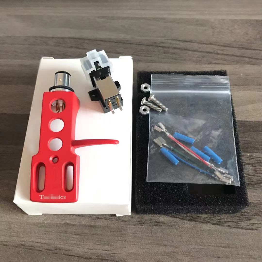 1SET RED COLOR OEM Phono Stylus Cartridge Unit Turntable Headshell CN5625 For Technics 1200 1210