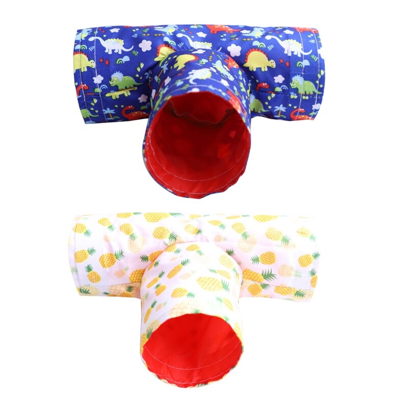 A0KE-jaula para hámster, tubos de juguete plegables y portátiles, para mascotas, duraderos