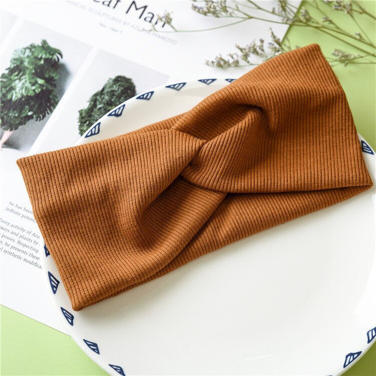 1 PC Winter Warm Ear Warmer Headwrap Xmas Girls' Crochet Headband Knitted Bow Hairband Hair Band Accessories