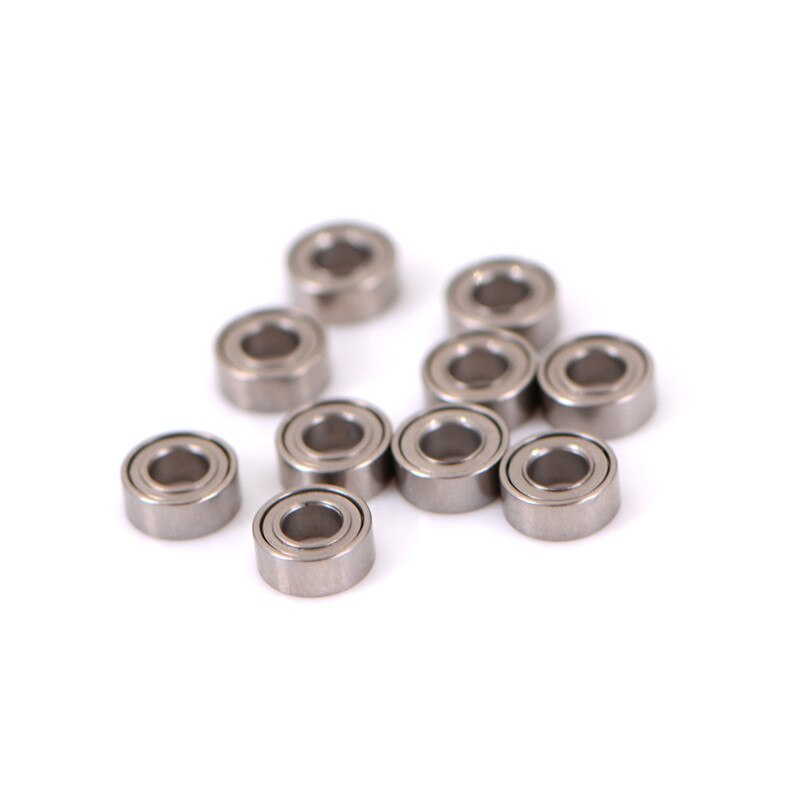 Dubbele Shield Miniatuur Hoge Carbon Staal Lager Onderdelen Flens Wiel: Light Grey