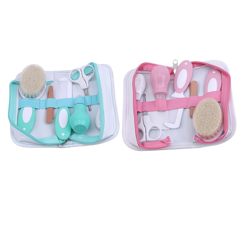 Newborn Kids Nail Scissors 1 Set Baby Safe Health Care Kit Hardware Manicure Hair Nail Clippers Care Tools