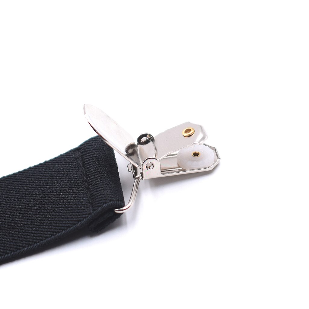 Mens Suspenders 3.5cm Wide X-Shape Heavy Duty Big Tall Adjustable Elastic Trouser Braces Wedding Party Event Husband Father
