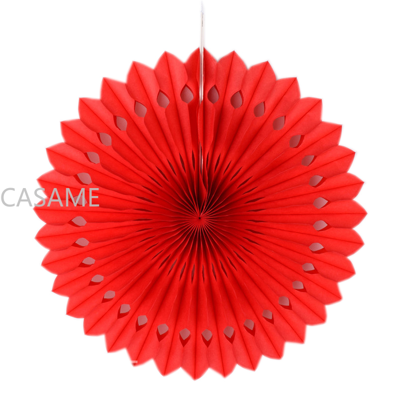 5Pcs Kleur Tissue Papier Cut-Out Papier Fans Pinwheels Opknoping Bloem Papier Ambachten Voor Wedding Party Verjaardag Decor levert: Mintgroen