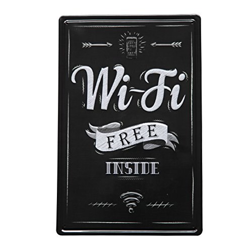 Waarschuwing geen domme mensen voorbij dit punt rustiek metalen blikken bord wanddecoratie kunst 8 x 12 inch  (20 x 30cm): G-pack  of 1