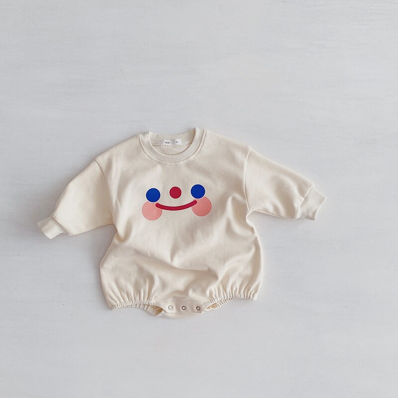 MILANCEL nueva ropa de bebé sonrisa oso Bodi de bebé niño casual niño niñas mono bab traje: beige / 3-6M