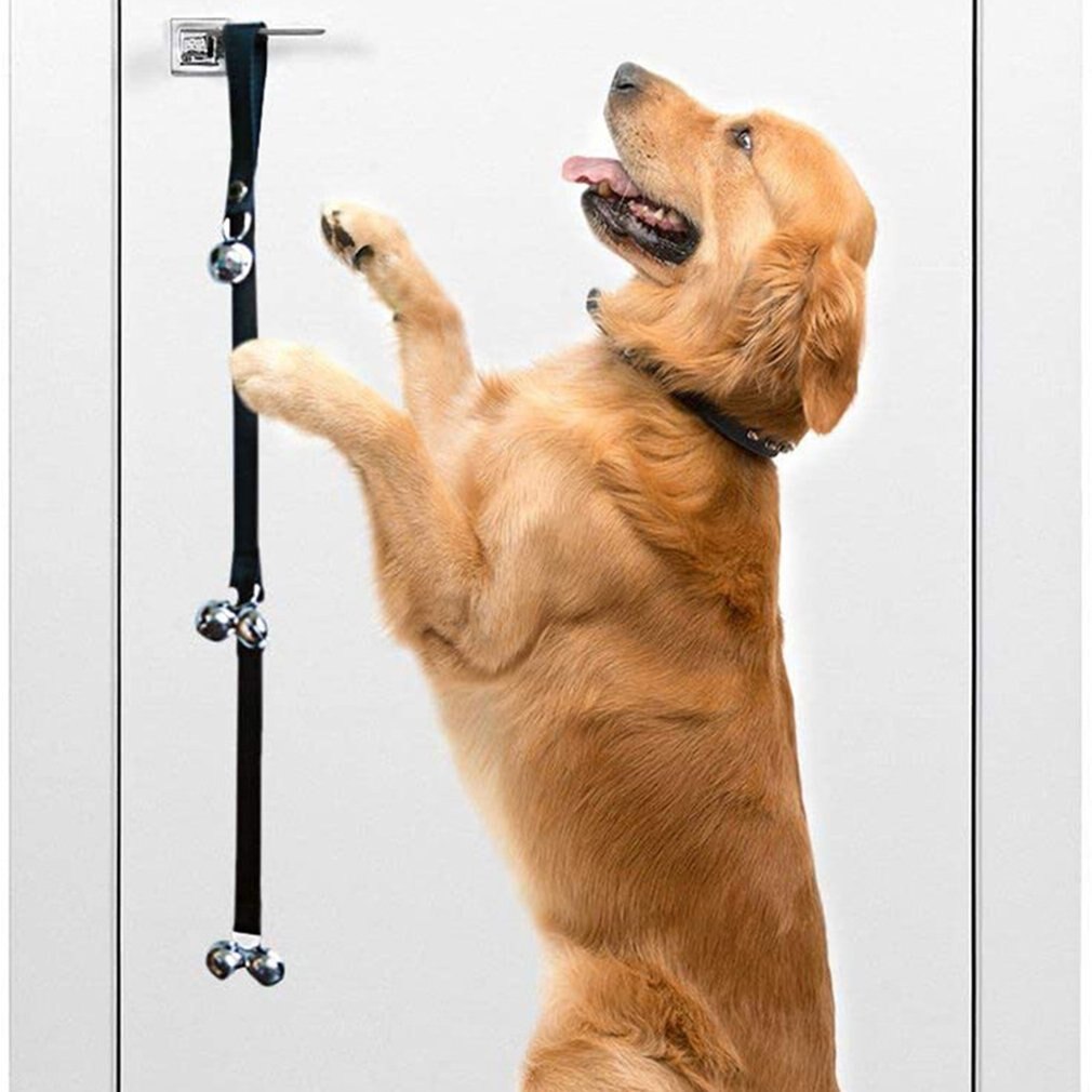 Dog Doorbell Rope Pet Safe Leash Rope Anti-Dog Grab Bite With Alarm Bells For Dog Training Safe Bite-resistant 1pc/2pcs optional