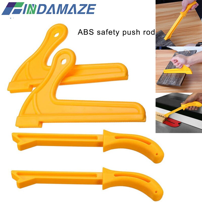 Trebearbeiding sikkerhet skyvestang håndbeskyttelse bordsag båndsag freser bord panel sag bord sag mater robust abs kroppsstruktur