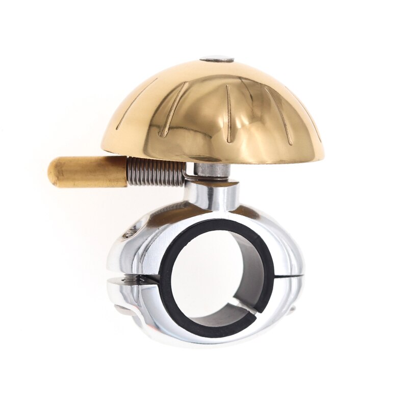 Genier bicicletta campana di rame MTB manubrio bici da strada corno di rame sicurezza ciclismo campanello di avvertimento accessori per biciclette: Gold
