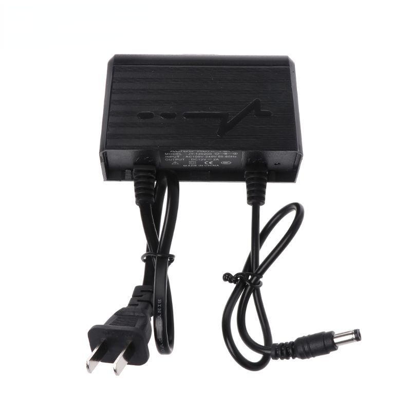 12v 2a vanntett strømforsyning ac/dc adapter for cctv sikkerhetskamera eu uk au us plug adapter lader
