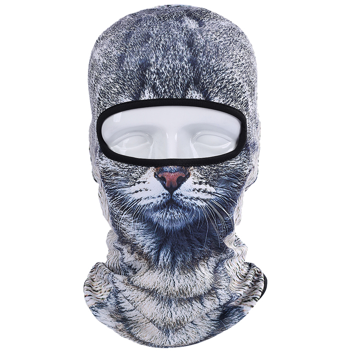 3d djur katt hund cykel hattar balaclava halloween snowboard vintervärmare vindtät hjälm liner helmask för män kvinnor: Bnb 09