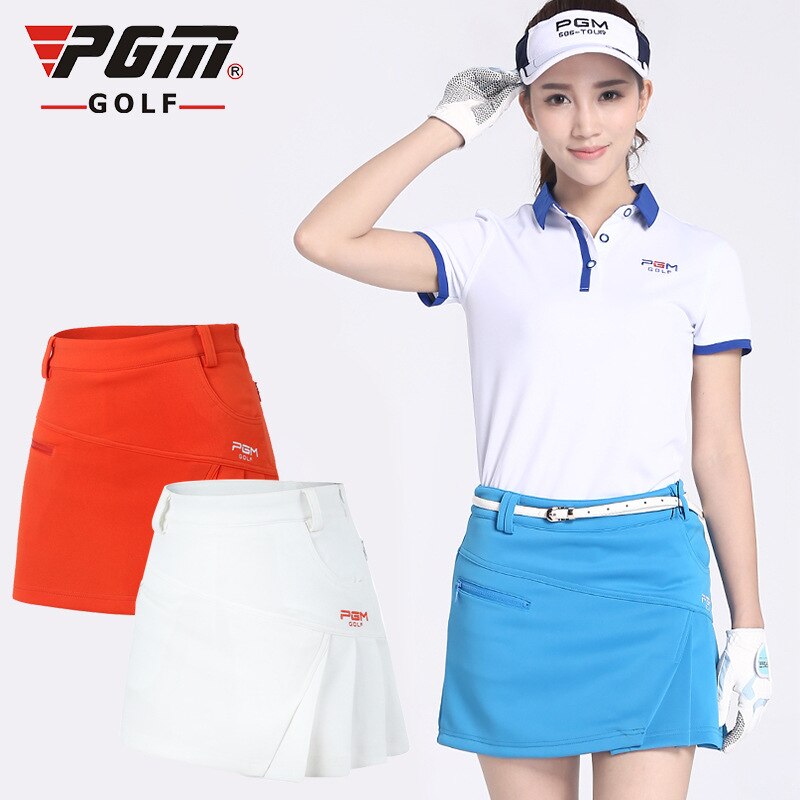 PGM Golf Skirt Women Badminton Table Tennis Short Skirts High Waist Pleated Sport Wear Short Skirt Golf Clothing