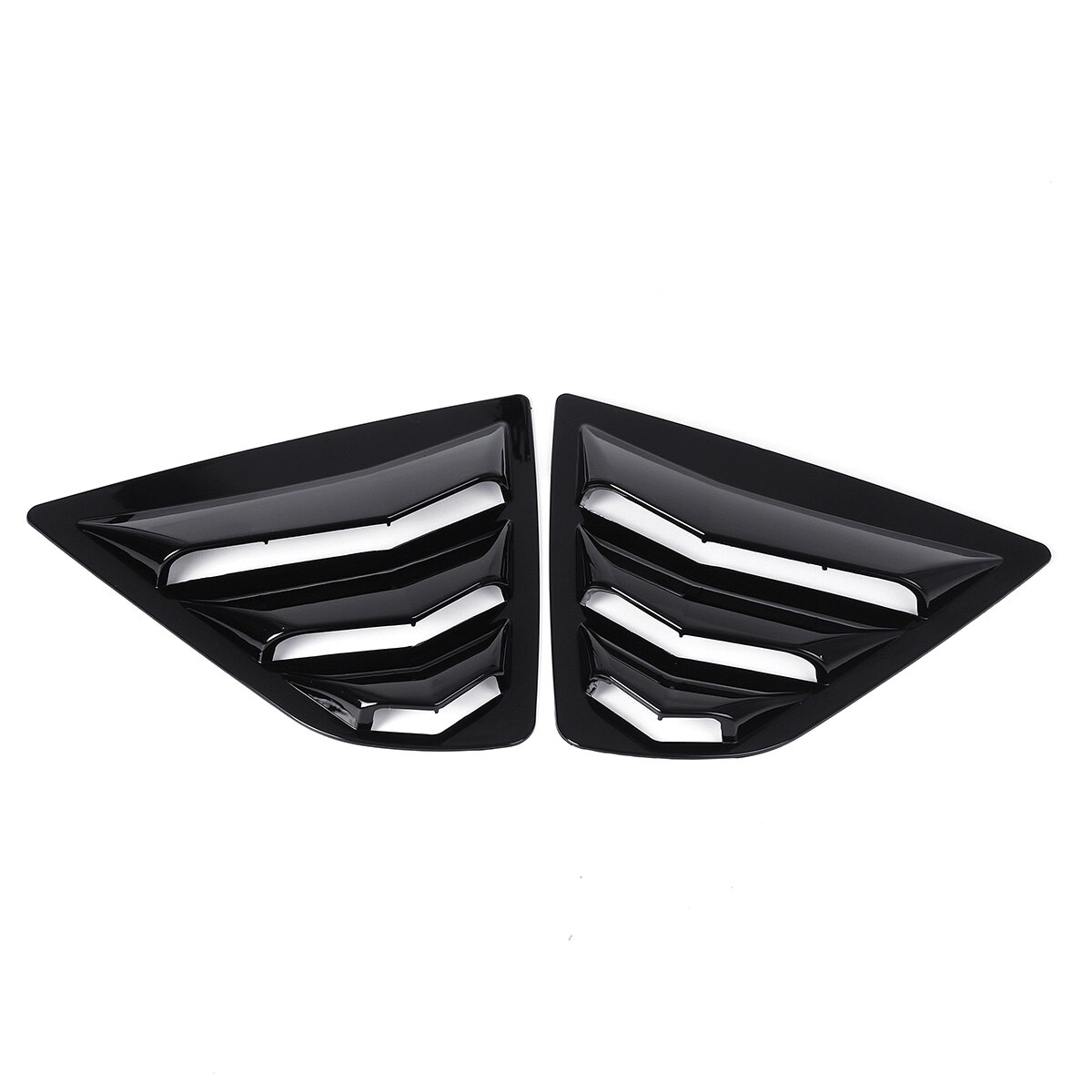 1 Paar Auto Side Rear Window Louvre Shutter Cover Trim Voor Toyota Camry Se Xse L Le Xle Air Outlet Shutter Cover