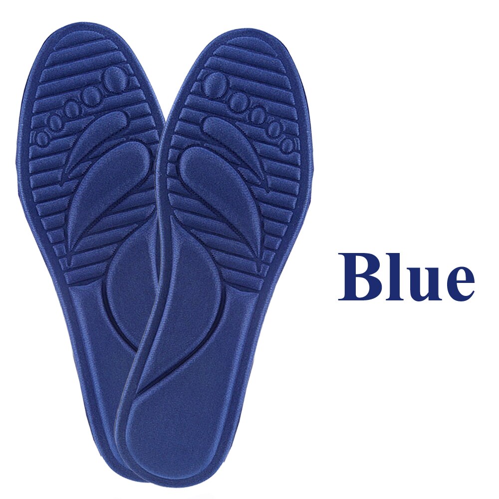 EiD Orthotic Insoles Massage Flat Feet Arch Support Memory Foam Plantillas Fascitis Shoe Pad Orthopedic Foot Insert Insole Pads: Blue / S EU 35-40